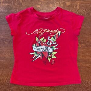 Ed Hardy Red Tee